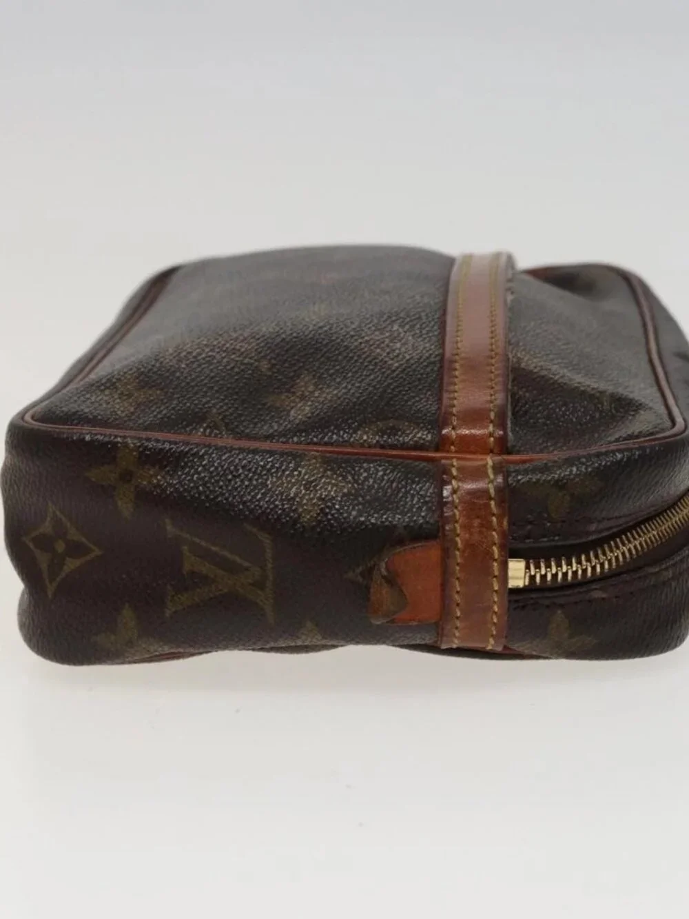 LOUIS VUITTON Monogram Compiegne 23 Clutch Bag M51847 LV Auth